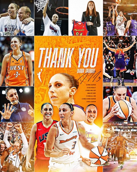  傳奇落幕！WNBA巨星陶樂西宣布退役 結(jié)束20年職業(yè)生涯
