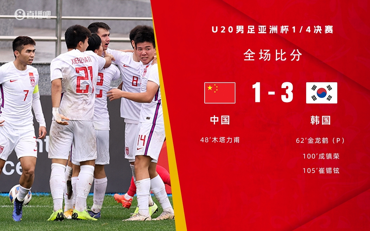  復(fù)仇！U22國足絕殺復(fù)仇韓國，2年前U20亞洲杯加時憾負(fù)無緣世青賽